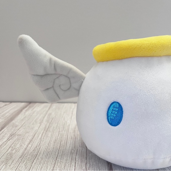 Summoners War White Light Angelmon Monster Angels Plush Doll Toy Japan 6"Hx10W" - Picture 3 of 11